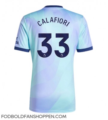 Arsenal Riccardo Calafiori #33 Tredjetrøje 2024-25 Kortærmet